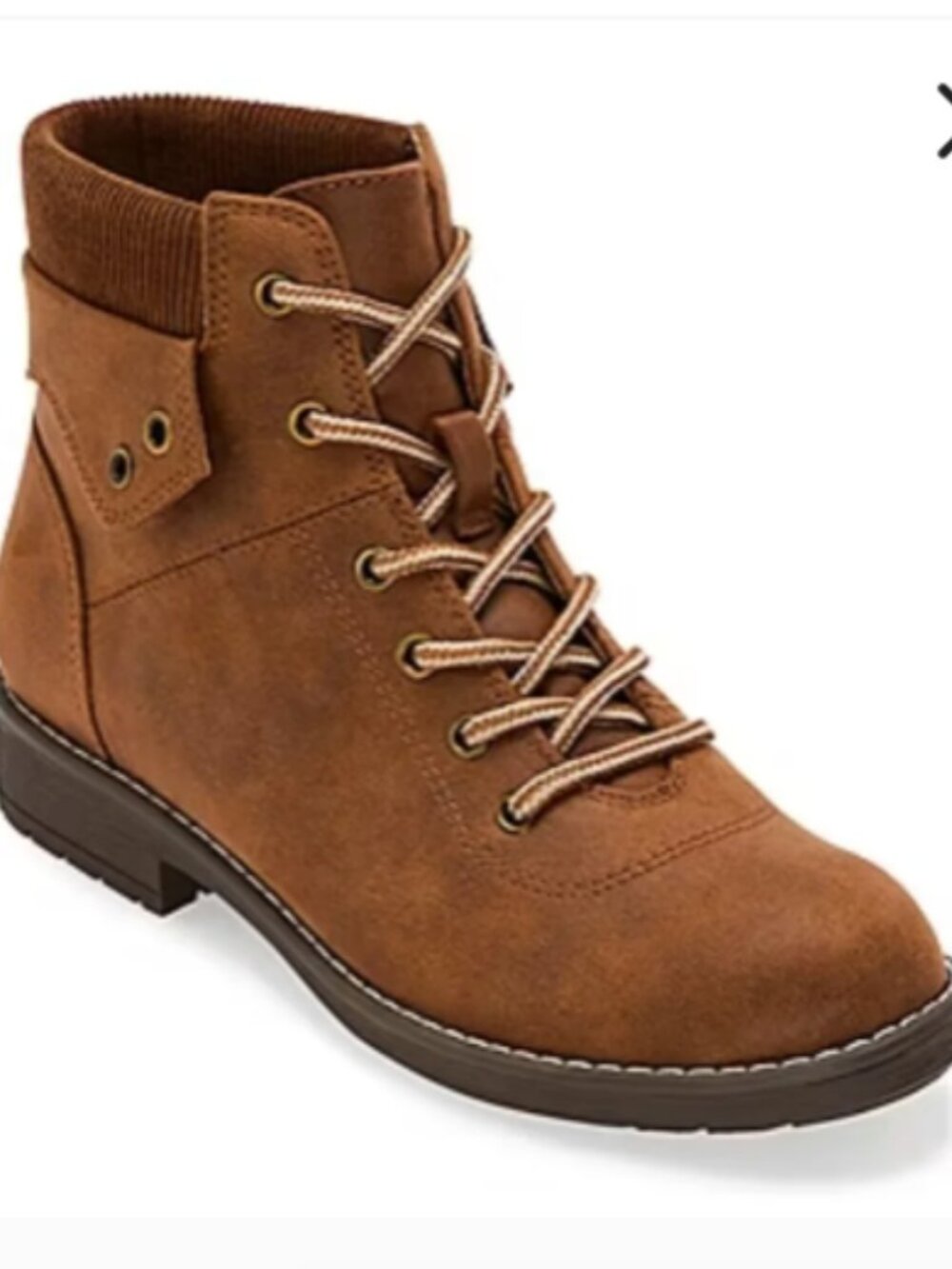 St. Johns Bay Yumma Cognac Suede Boots NIB Size 8M